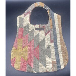 Annahmol Colorful Wool Purse Tote Bag Bohemian Boho Hippie Travel Casual Pockets